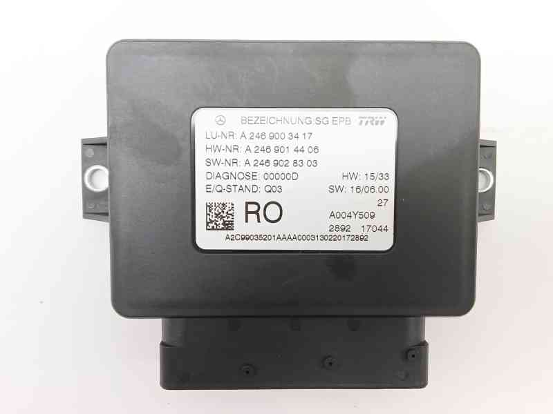 Recambio de modulo electronico para mercedes-benz clase a (w176) a 200 cdi / d (176.008) referencia OEM IAM A2469003417 A2469014