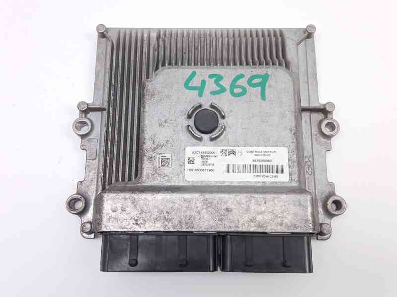 Recambio de centralita motor uce para citroën c3 aircross i (2r_, 2c_) 1.2 puretech 110 (2rhnzb, 2rhnzw, 2rhnpx, 2rhnpj) referen