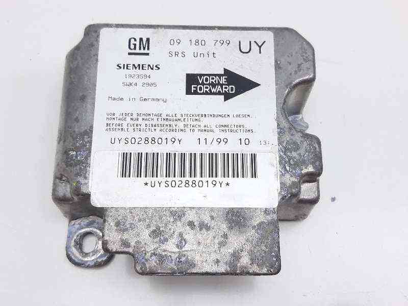 Recambio de centralita airbag para opel astra g berlina 2.0 16v di cat (x 20 dtl / ld3) referencia OEM IAM 09180799  