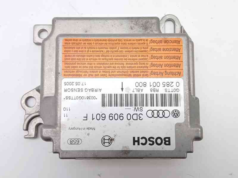 Recambio de centralita airbag para volkswagen touareg (7la, 7l6, 7l7) 2.5 r5 tdi referencia OEM IAM 0285001800 3D0909601F 