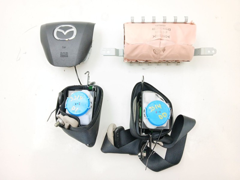 Recambio de kit airbag para mazda 6 kombi (gh) 2.2 ce 163 active sw referencia OEM IAM GDK557K00 GS1D60350 