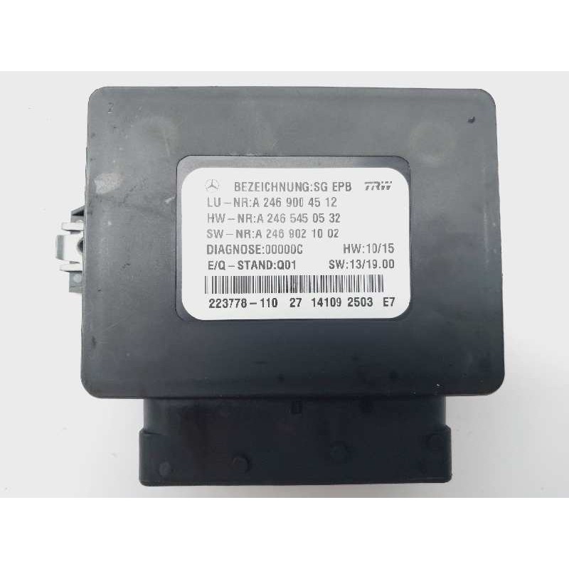 Recambio de modulo electronico para mercedes clase b (w246) b 180 cdi (246.212) referencia OEM IAM A2469004512 A2465450532 A2469