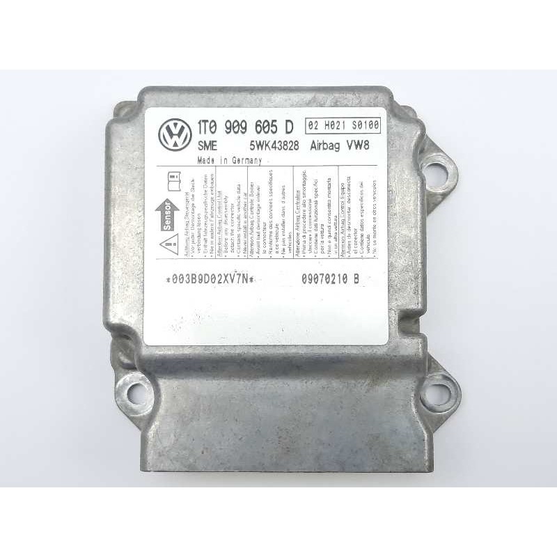 Recambio de centralita airbag para volkswagen touran (1t2) sport referencia OEM IAM 1T0909605D 5WK43828 