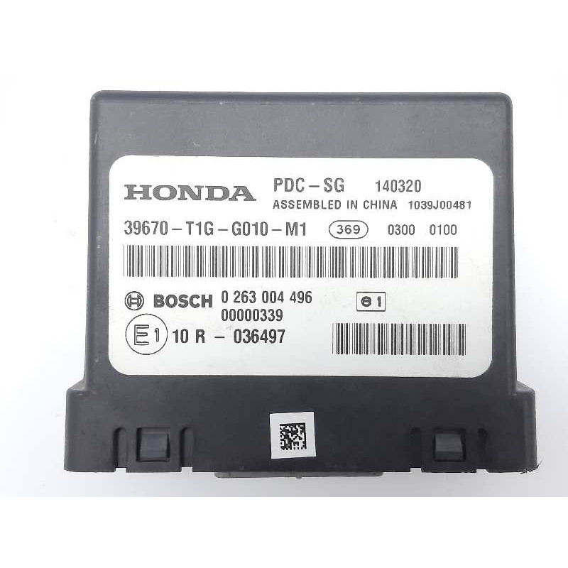 Recambio de modulo electronico para honda cr-v elegance 4x2 referencia OEM IAM 39670T1GG010M1 0263004496 