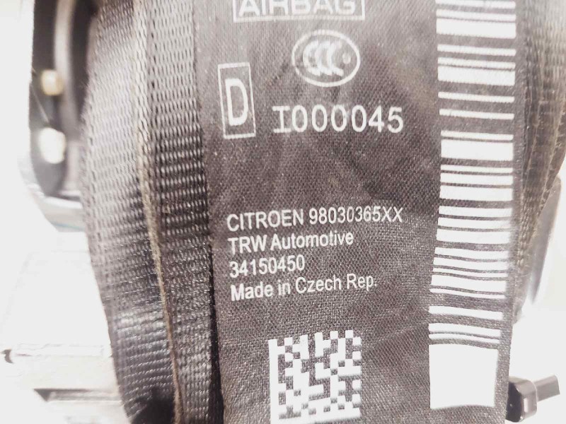 Recambio de kit airbag para citroen c3 live edition referencia OEM IAM 980168472D 96710277ZD 9801618280