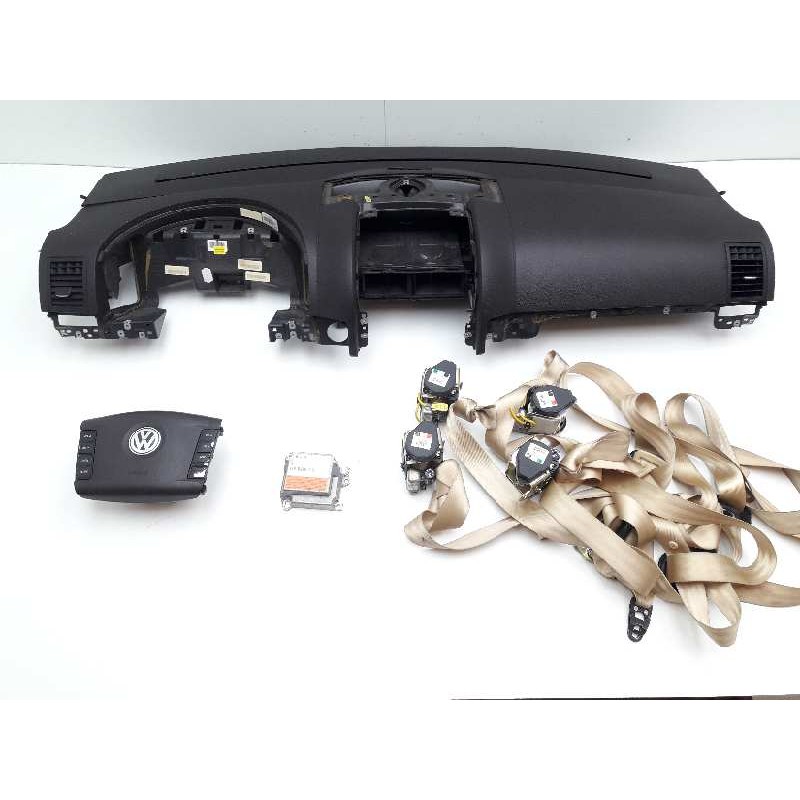 Recambio de kit airbag para volkswagen touareg (7la) tdi r5 referencia OEM IAM 7L6858451 7L6880201 3D0909601E