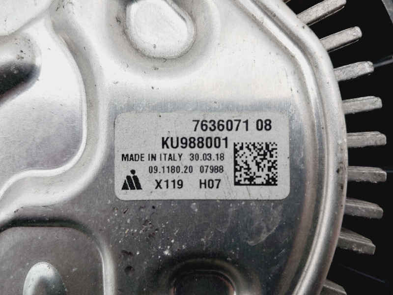 Recambio de electroventilador para mini one m1 referencia OEM IAM 763607108  