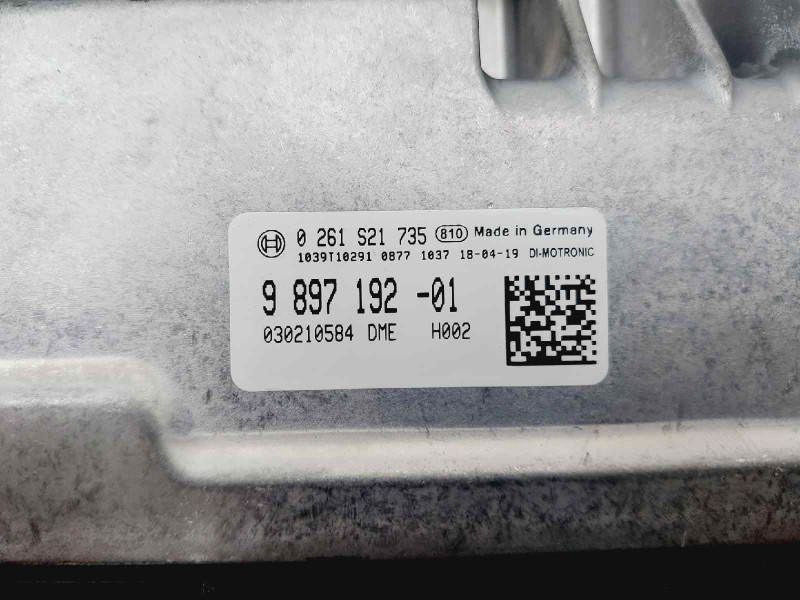 Recambio de centralita motor uce para mini one m1 referencia OEM IAM 989719201 0261S21735 