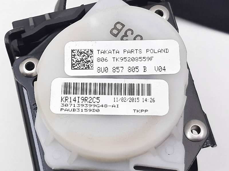 Recambio de cinturon seguridad trasero derecho para audi q3 (8ug) sport referencia OEM IAM 8U0857805B  