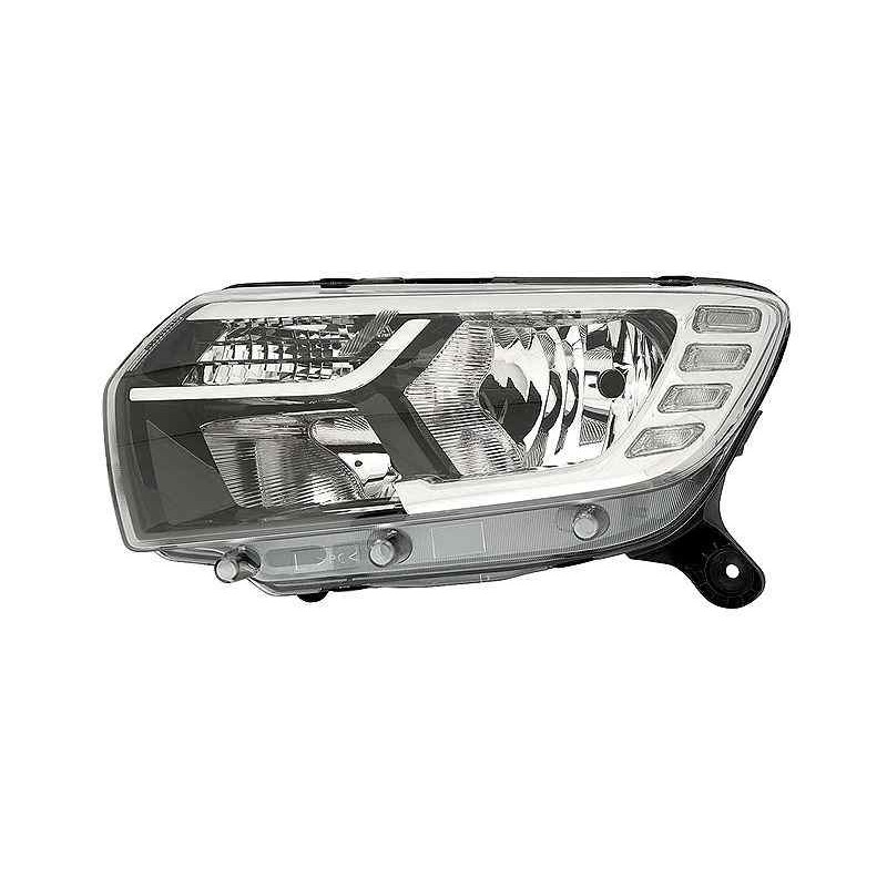 Recambio de faro izquierdo para dacia sandero referencia OEM IAM 11250131 260604218R 