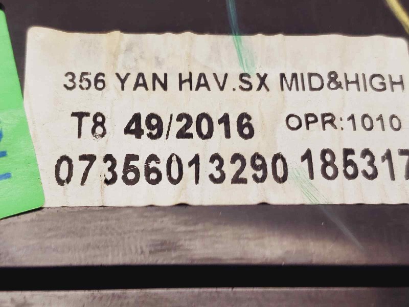 Recambio de rejilla aireadora para fiat tipo ii 356 berlina referencia OEM IAM 7356013290  