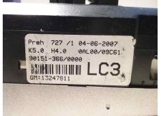 Recambio de mando calefaccion / aire acondicionado para opel astra h berlina referencia OEM IAM  90151-366/0000 LC3 2