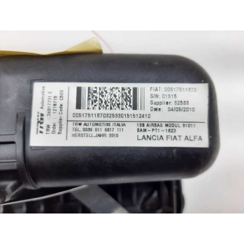 Recambio de airbag lateral derecho para fiat bravo (198) 1.4 multiair t. 16v dynamic (103kw) referencia OEM IAM 005117511870 511