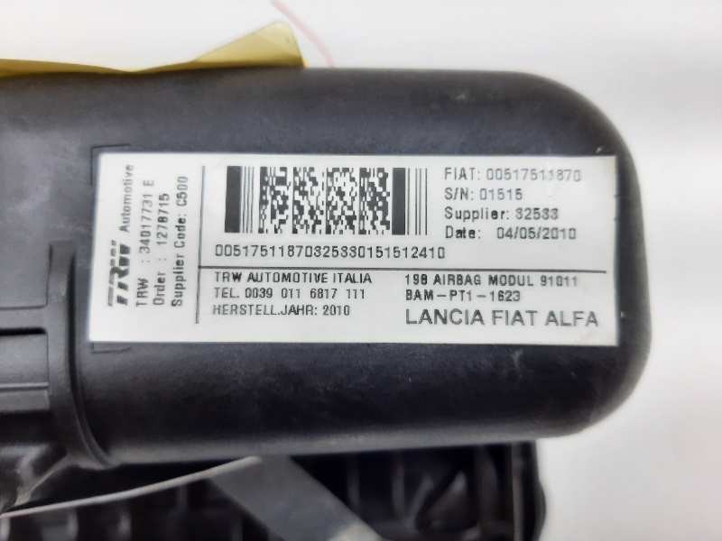 Recambio de airbag lateral derecho para fiat bravo (198) 1.4 multiair t. 16v dynamic (103kw) referencia OEM IAM 005117511870 511