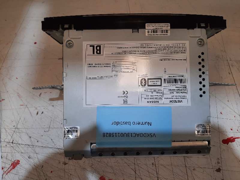 Recambio de sistema audio / cd para nissan pulsar (c13) tekna referencia OEM IAM 281853ZL1A  