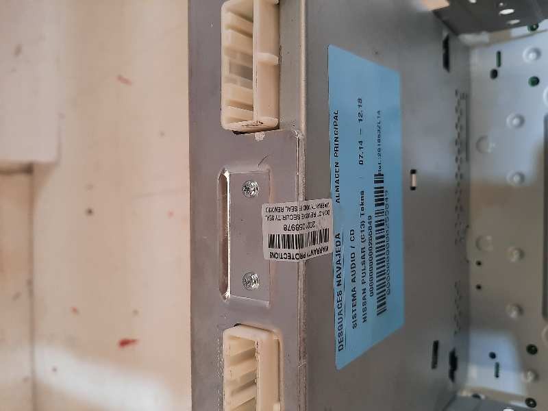 Recambio de sistema audio / cd para nissan pulsar (c13) tekna referencia OEM IAM 281853ZL1A  