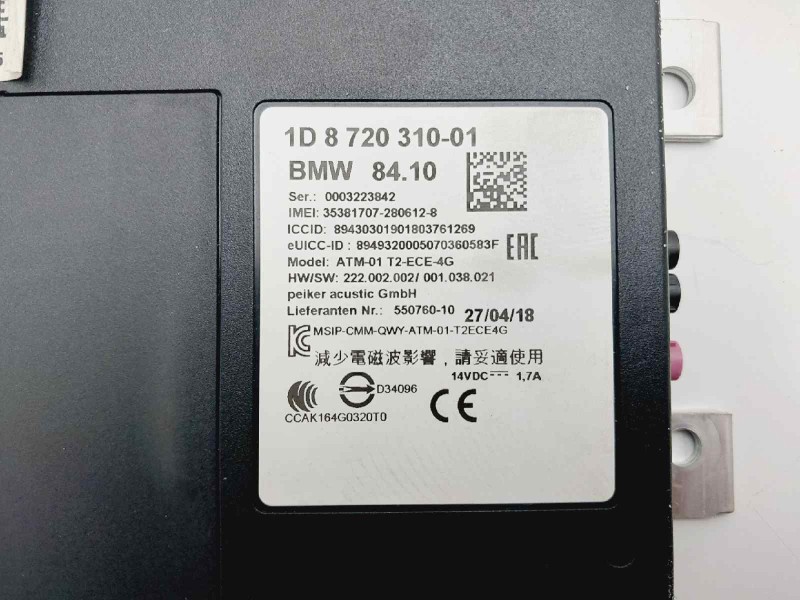 Recambio de modulo electronico para mini one m1 referencia OEM IAM 1D8720310 1D872031001 