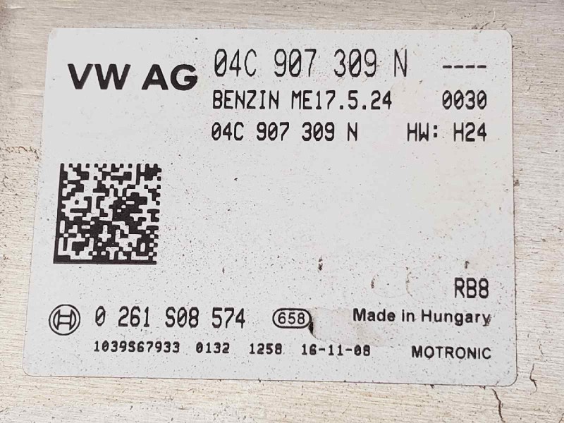 Recambio de centralita motor uce para seat mii (kf1) style referencia OEM IAM 4C907309N  