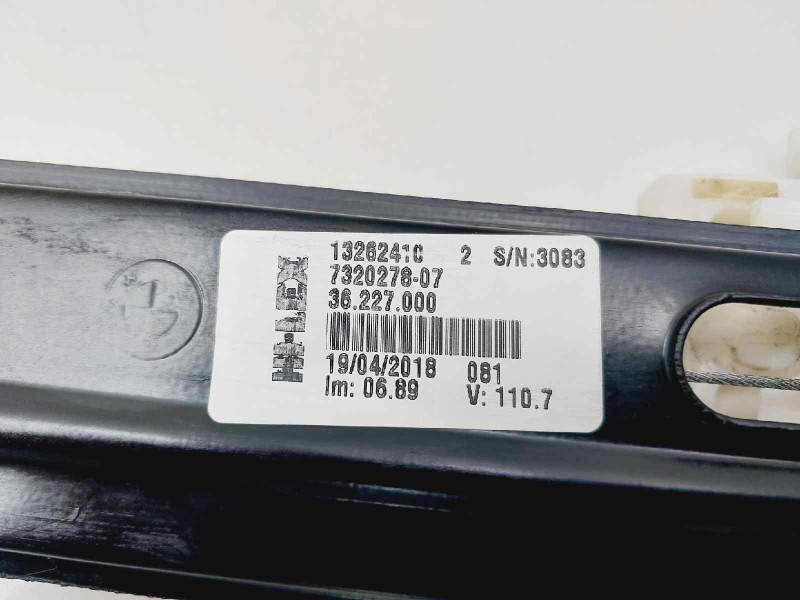 Recambio de elevalunas delantero derecho para mini one m1 referencia OEM IAM 13262410 71019003 LAMES
