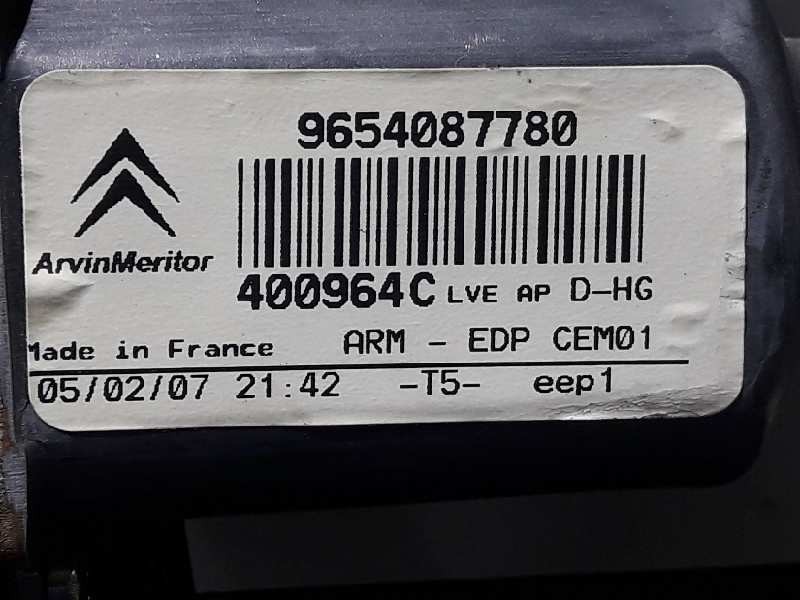Recambio de motor elevalunas delantero derecho para citroen c4 picasso exclusive referencia OEM IAM 9654087780  