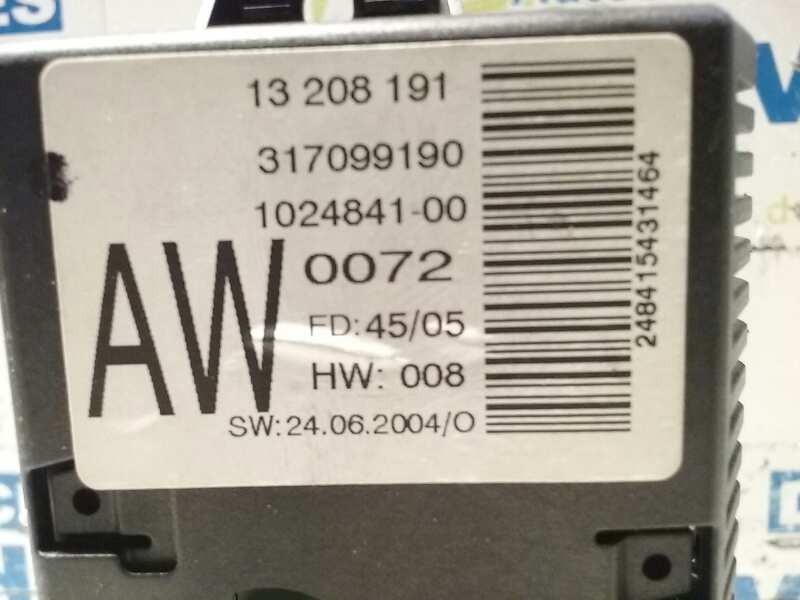 Recambio de pantalla multifuncion para opel meriva referencia OEM IAM 317099190 13 208 191 317099190