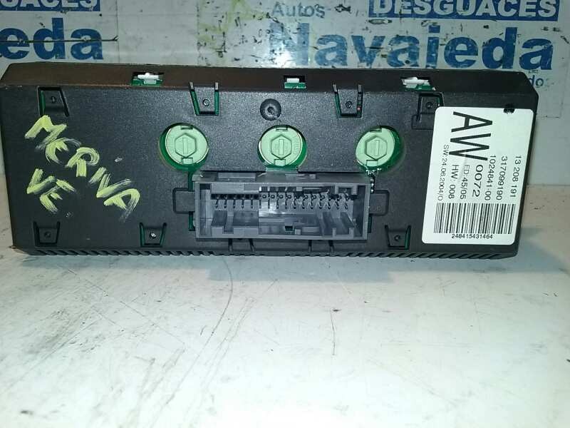 Recambio de pantalla multifuncion para opel meriva referencia OEM IAM 317099190 13 208 191 317099190