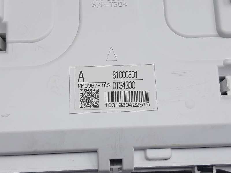 Recambio de cuadro instrumentos para mitsubishi asx plus 2wd referencia OEM IAM 8100C801 OT34300 MM0067102