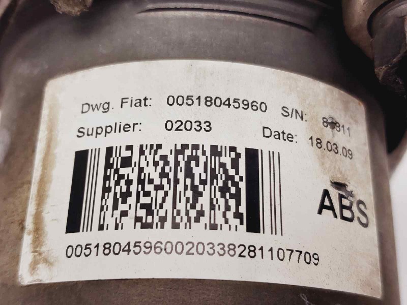 Recambio de abs para fiat ducato caja cerrado 30 (06.2006=>) l1h1 120 multijet referencia OEM IAM 518045960 51804596 0265232112