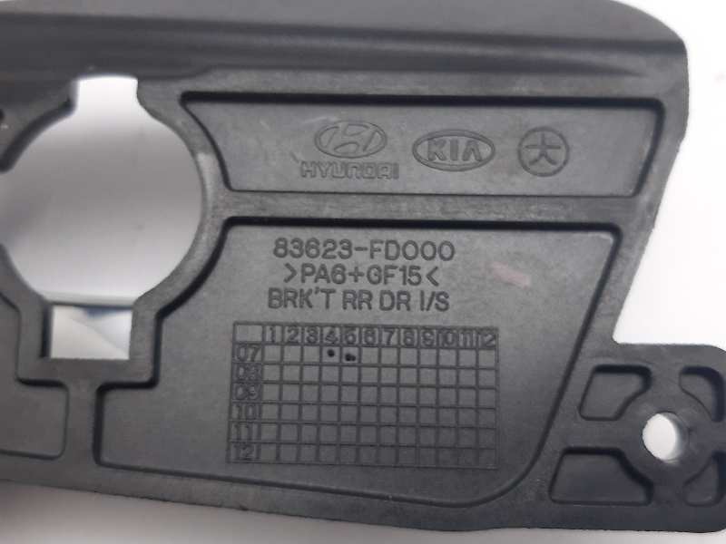 Recambio de maneta interior trasera derecha para hyundai i30 comfort referencia OEM IAM 83623FD000  