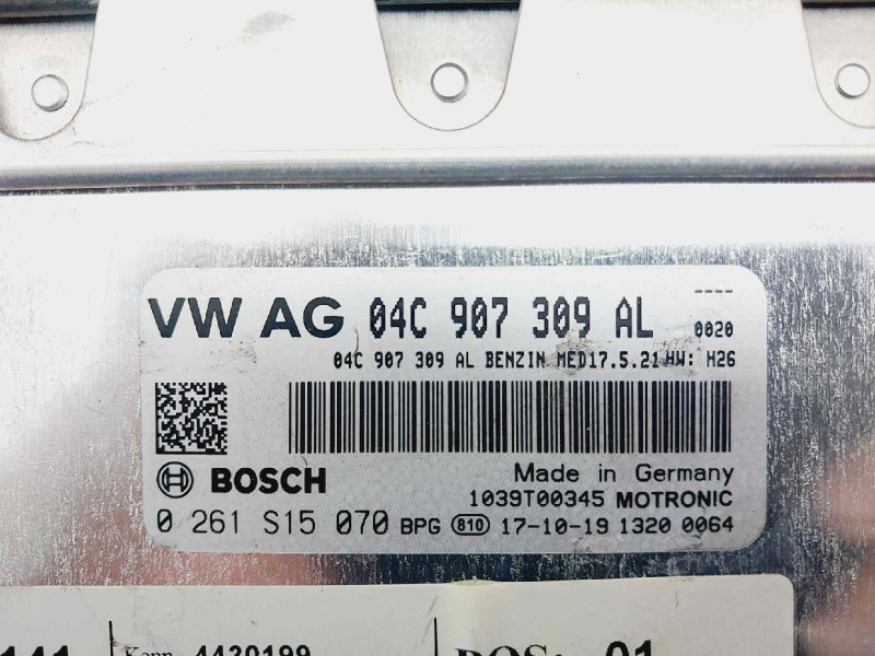 Recambio de centralita motor uce para volkswagen t-roc edition referencia OEM IAM 04C907309AL  