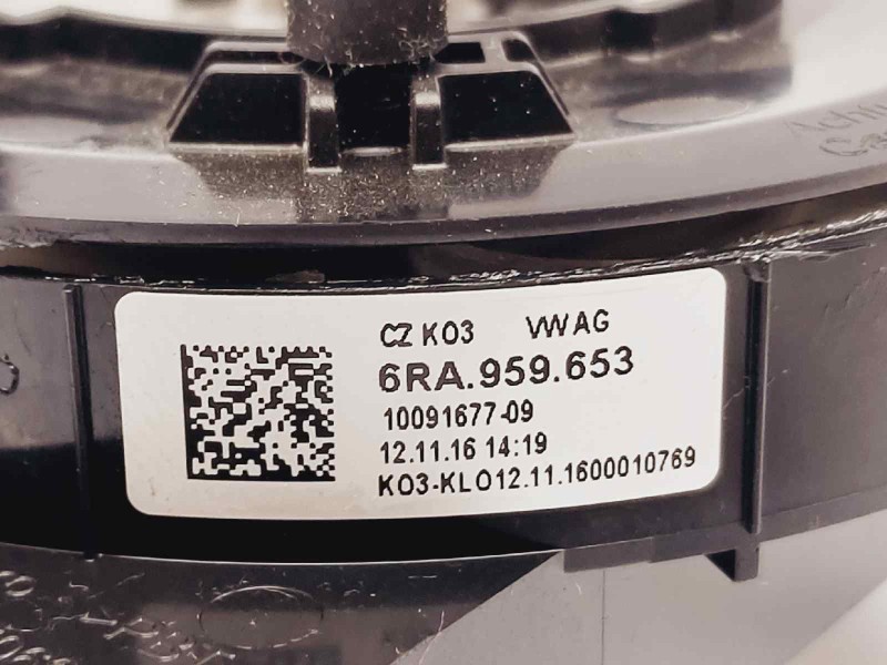 Recambio de anillo airbag para seat mii (kf1) style referencia OEM IAM 6RA959653  