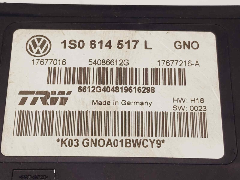 Recambio de abs para seat mii (kf1) style referencia OEM IAM 1S0614517L 54086612G 