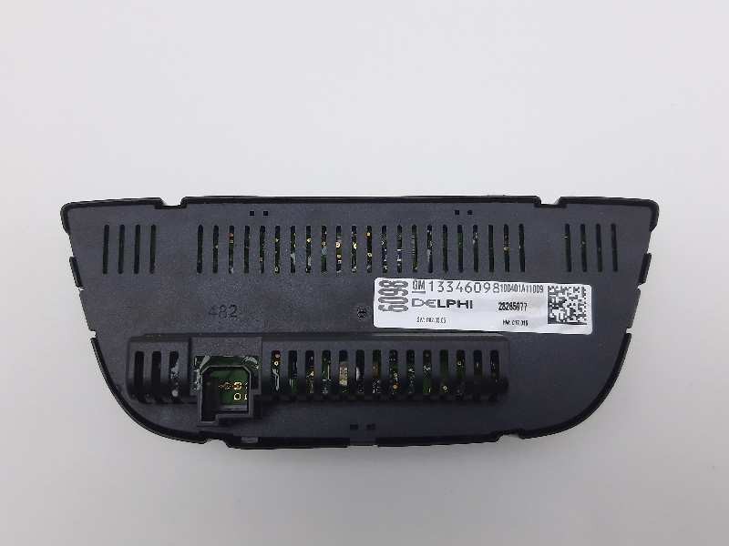 Recambio de mando climatizador para opel astra j lim. sport referencia OEM IAM 13346098  