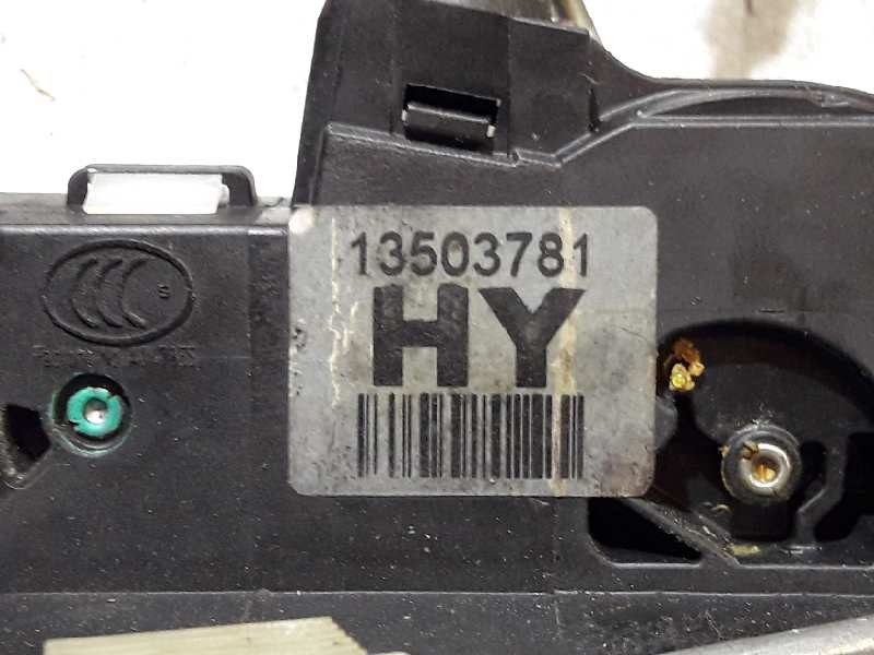 Recambio de cerradura puerta delantera izquierda para opel insignia berlina referencia OEM IAM 13503781 ELECTRICA 6 PINS