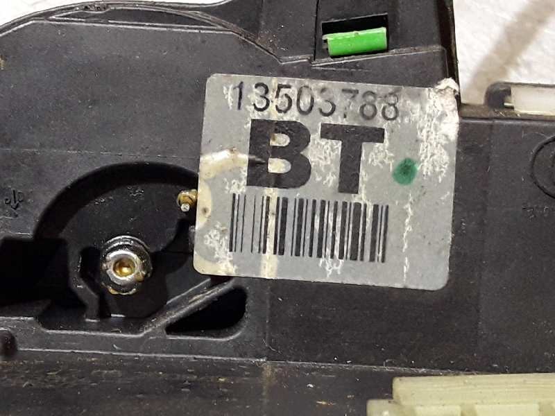 Recambio de cerradura puerta trasera derecha para opel insignia berlina referencia OEM IAM 13503788 ELECTRICA 6 PINS