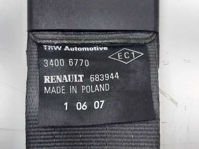 Recambio de cinturon seguridad trasero central para renault clio iii privilege referencia OEM IAM 33056057D 34006770 683944