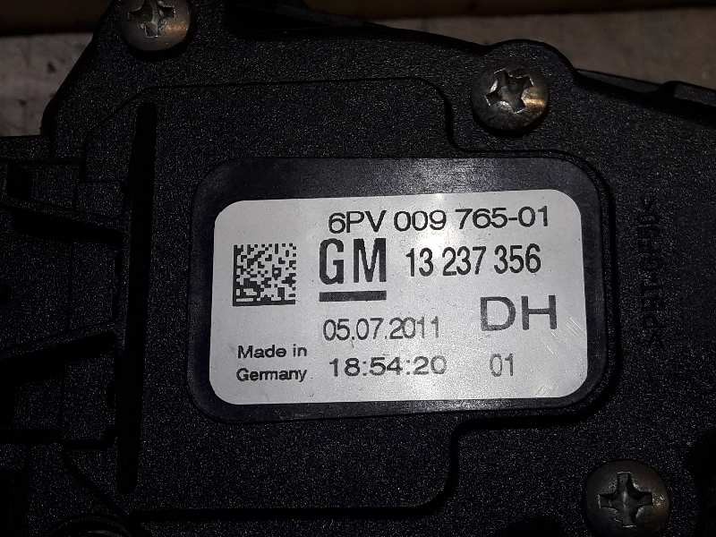 Recambio de potenciometro pedal para opel insignia berlina selective referencia OEM IAM 13237356  