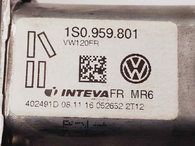 Recambio de elevalunas delantero derecho para seat mii (kf1) style referencia OEM IAM 1S4837462A 1S0959801 