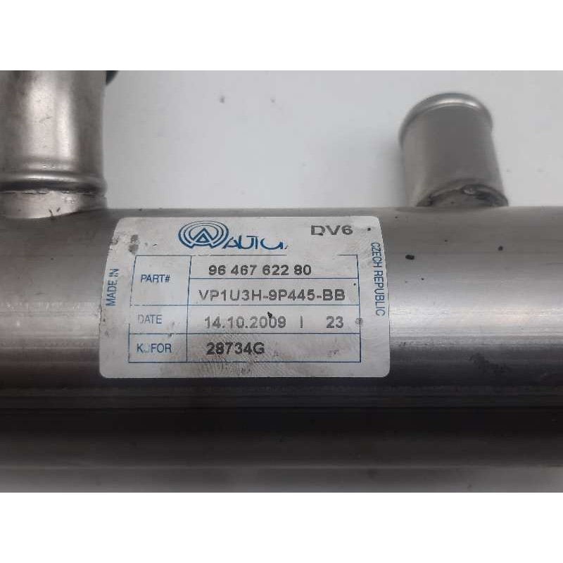 Recambio de enfriador egr para citroen xsara picasso 1.6 hdi 90 sx referencia OEM IAM 9648762280 VP1U3H9P445BB 
