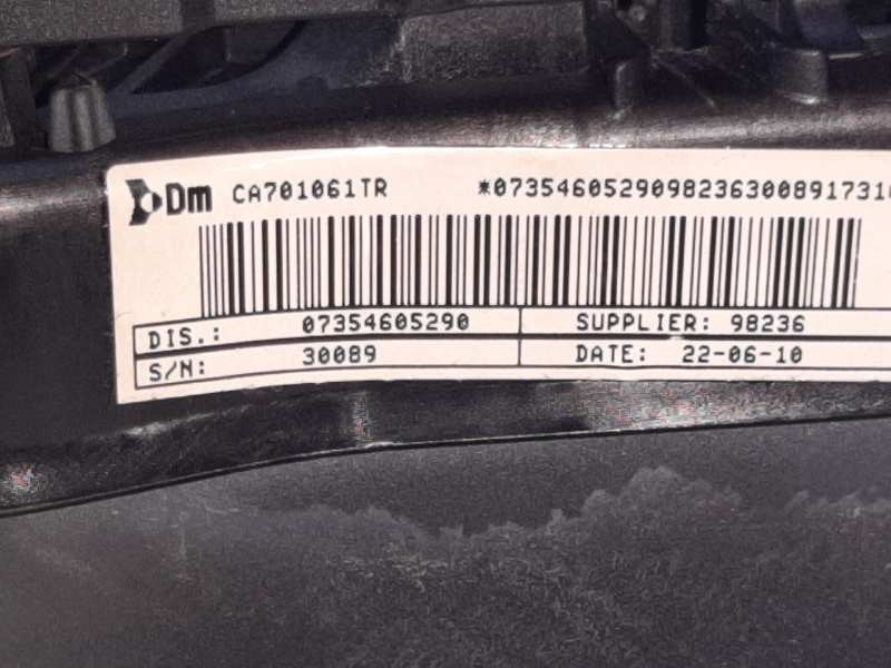 Recambio de airbag delantero izquierdo para citroen nemo sx referencia OEM IAM 07354605298  