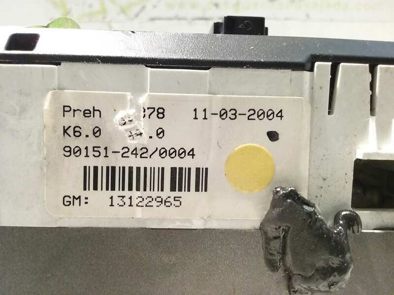 Recambio de mando calefaccion / aire acondicionado para opel astra g berlina referencia OEM IAM 13122965 13122965 