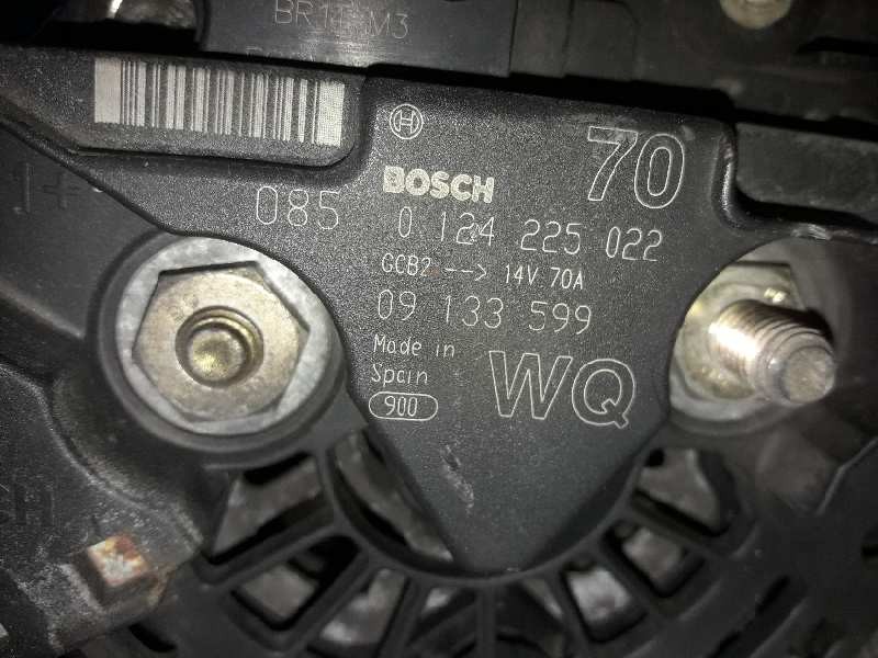 Recambio de alternador para opel agila básico referencia OEM IAM 0124225022 BOSCH 
