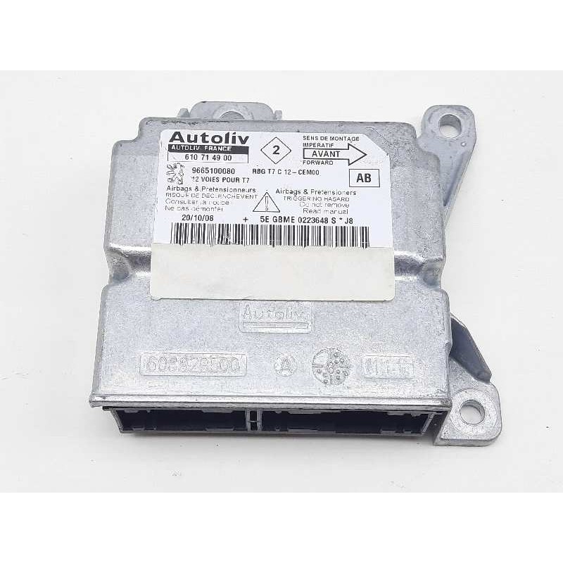 Recambio de centralita airbag para peugeot 308 confort referencia OEM IAM 9665100080 610714900 