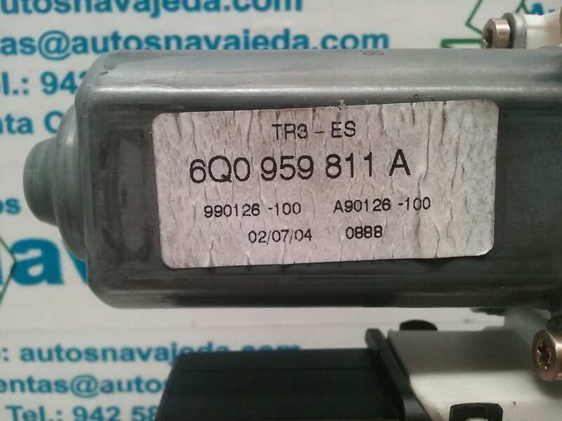 Recambio de motor elevalunas trasero izquierdo para seat cordoba berlina (6l2) stella referencia OEM IAM 6Q0959811A 6Q0959811A S