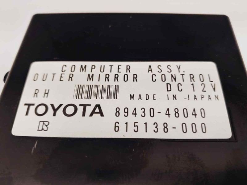 Recambio de modulo electronico para lexus rx 400h referencia OEM IAM 8943048040 615138000 