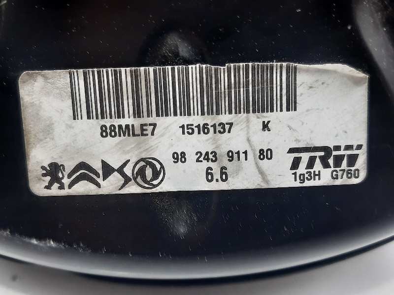 Recambio de servofreno para peugeot 2008 (p1) 1.5 blue + hdi fap referencia OEM IAM 9824391180  