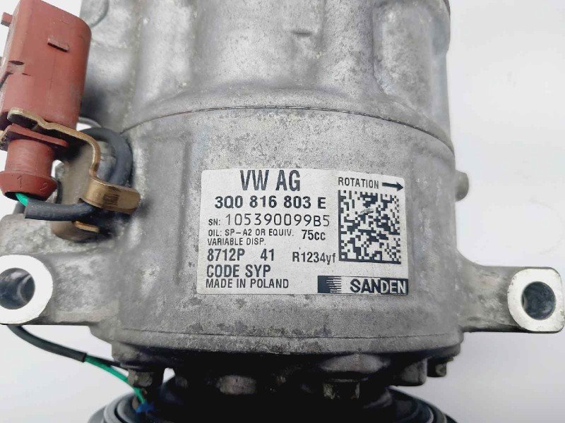 Recambio de compresor aire acondicionado para seat ibiza (kj1) fr referencia OEM IAM 3Q0816803E  