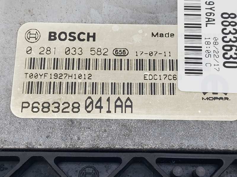Recambio de centralita motor uce para jeep compass ii limited 4x4 referencia OEM IAM P68328041AA 0281033582 