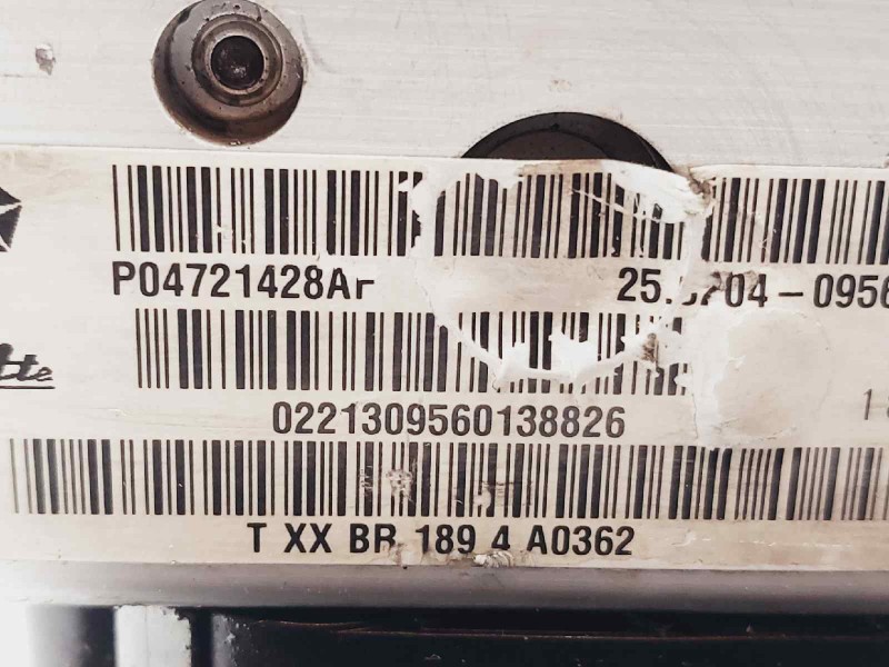 Recambio de abs para chrysler voyager (rg) 2.8 crd se (d) referencia OEM IAM 046867704AD P04721428AF 