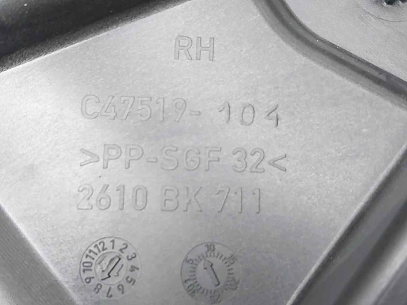 Recambio de elevalunas trasero derecho para jeep compass ii limited 4x4 referencia OEM IAM 68243944AA C54625101 